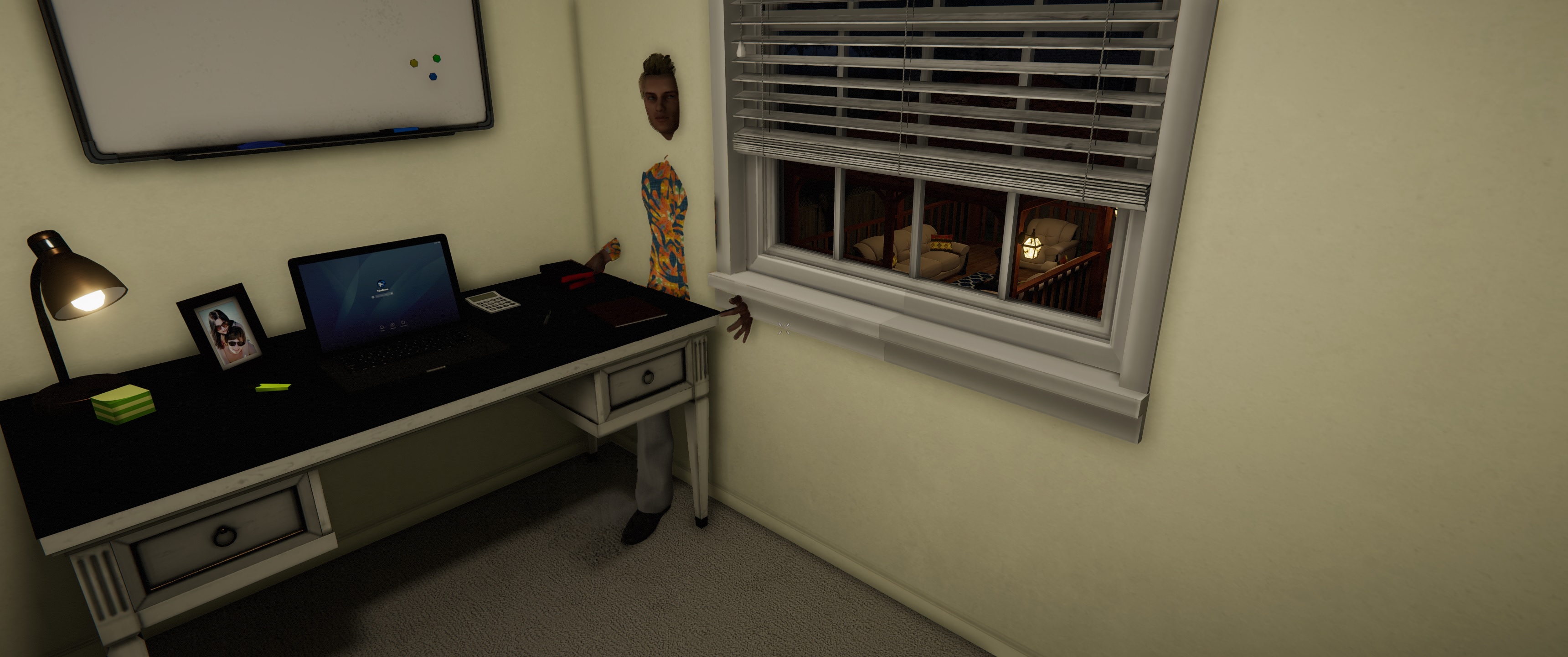 Frank Stuck in Wall in the Study.jpg